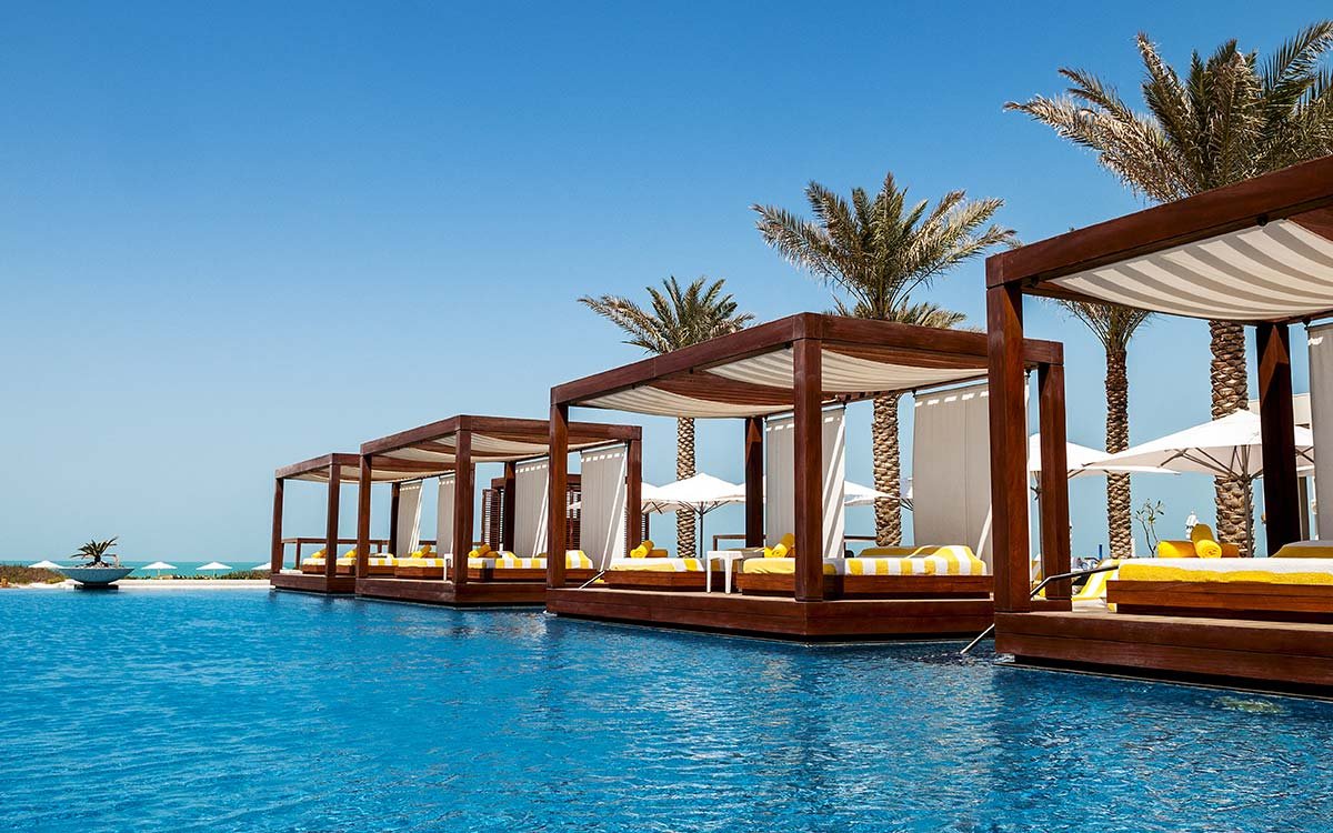 Sunbeds on Water